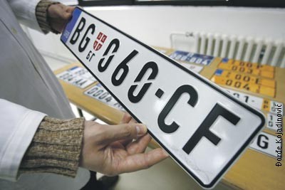 Nove tablice od 1. januara!
