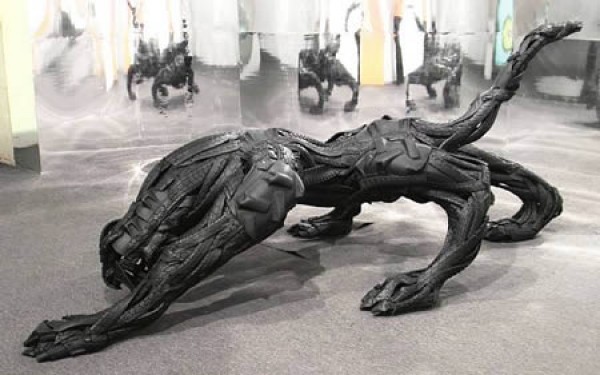 Skulpture od starih guma