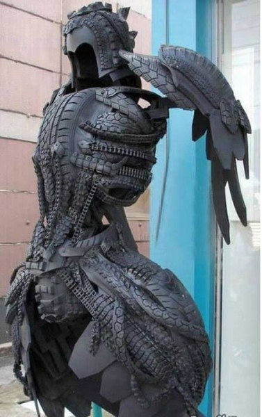 Skulpture od starih guma