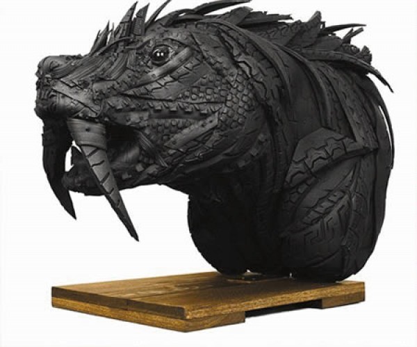 Skulpture od starih guma