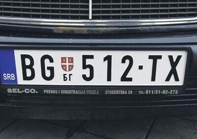 Nove tablice za taksiste