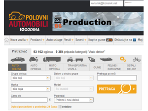 Od danas je u funkciji preuređena kategorija „delovi i oprema”