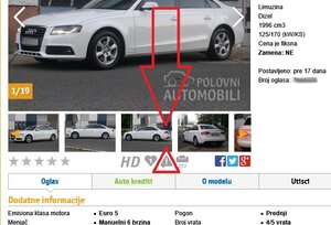 Kako prijaviti sumnjiv oglas, tj. prevaranta?
