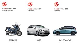 Tri Red Dot nagrade za Hondu