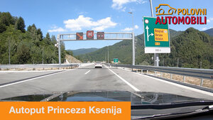 Auto-put Princeza Ksenija u Crnoj Gori - uspon na 40 stepeni