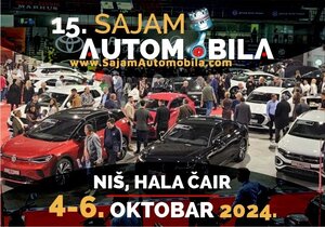 XV Sajam Automobila u Nišu od 4. do 6. oktobra