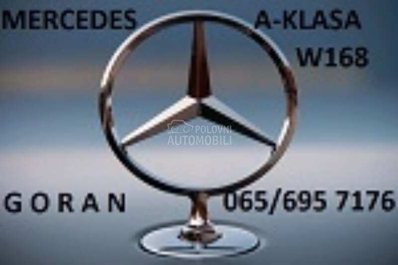 Hauba za Mercedes Benz A 140, A 150, A 160 ... od 1997. do 2004. god.