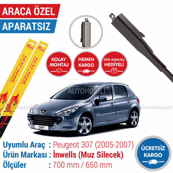 Tipski aeri brisaci za Peugeot 308, 207, 307 ...