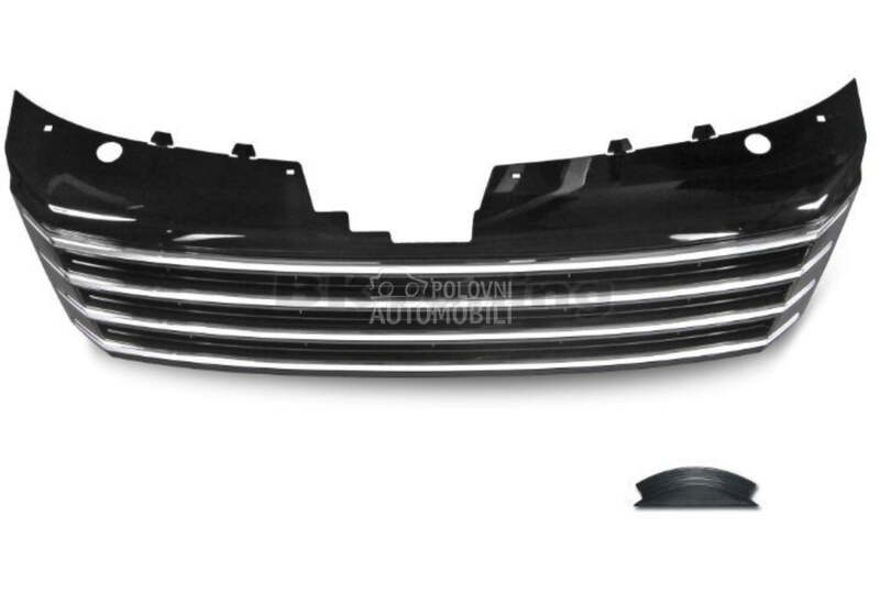 Maska bez znaka Crna Hrom za Volkswagen Passat B1, Passat B2, Passat B3 ...