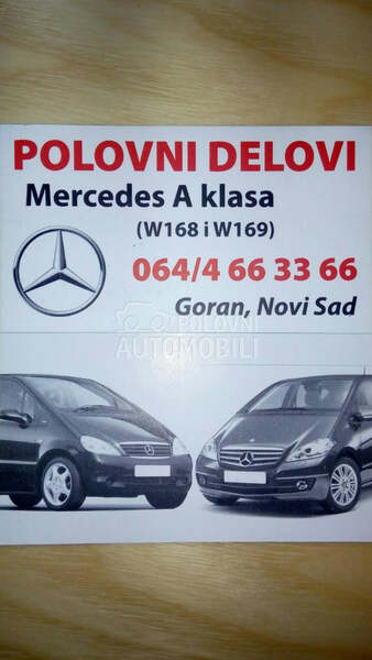 Letva volana za Mercedes Benz A Klasa, A 140, A 150 ... od 1998. do 2012. god.