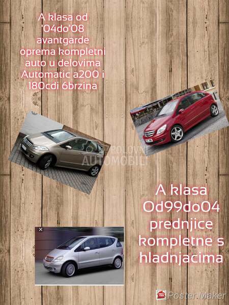 Turbina za Mercedes Benz B 150, B 160, B 170 ... od 2004. do 2011. god.