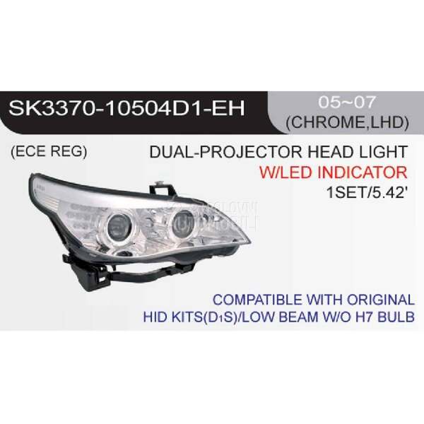 e60 xenon d1s far za BMW Serija 5 od 2005. do 2007. god.