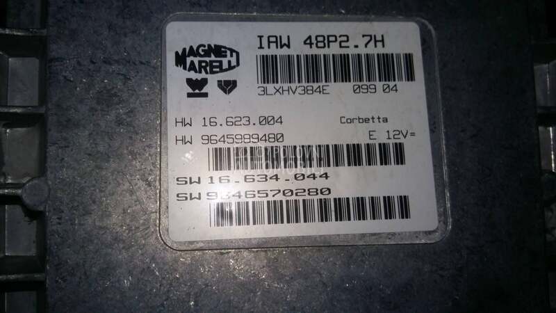 Kompjuter IAW 48P2.7H za Citroen C3