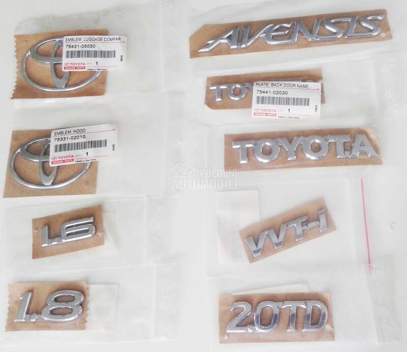 Samolepljiv znak original za Toyota Ostalo