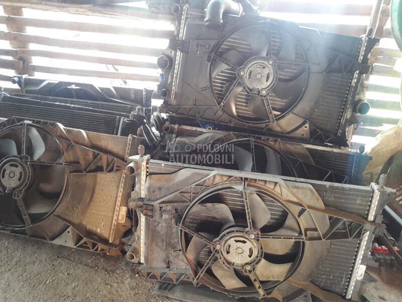 Ventilator i hladnjak za Renault Clio, Laguna, Megane od 2001. do 2005. god.
