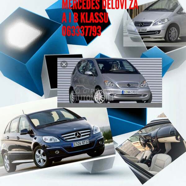 Delovi za B klasu mercedes za Mercedes Benz B Klasa od 2005. do 2011. god.