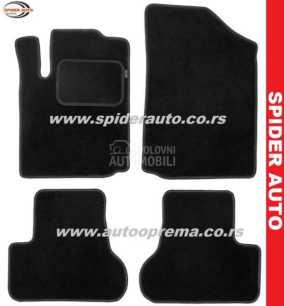 Tepih patosnice za Citroen C3 od 2002. do 2008. god.