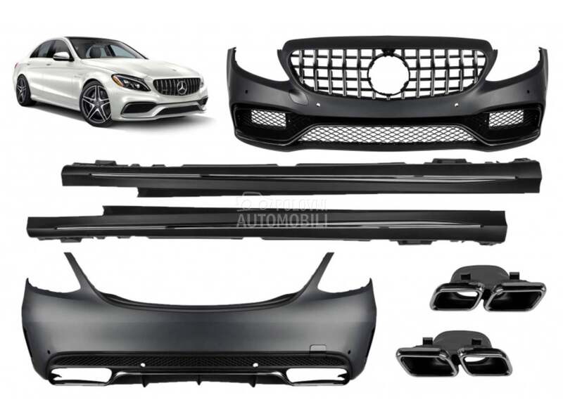 Body kit AMG C63 AMG W205 za Mercedes Benz C 180, C 200, C 220 ... od 2013. do 2019. god.
