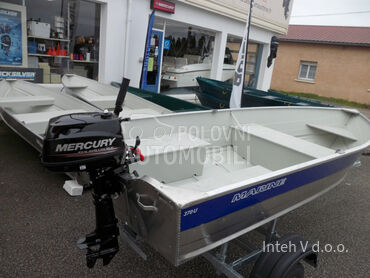 Marine 370 U i Mercury F5 M, 3.950 €, 2019. , Čamac, Aluminijum, Dužina: 3 m, Širina: 1 m, Petlovo Brdo
