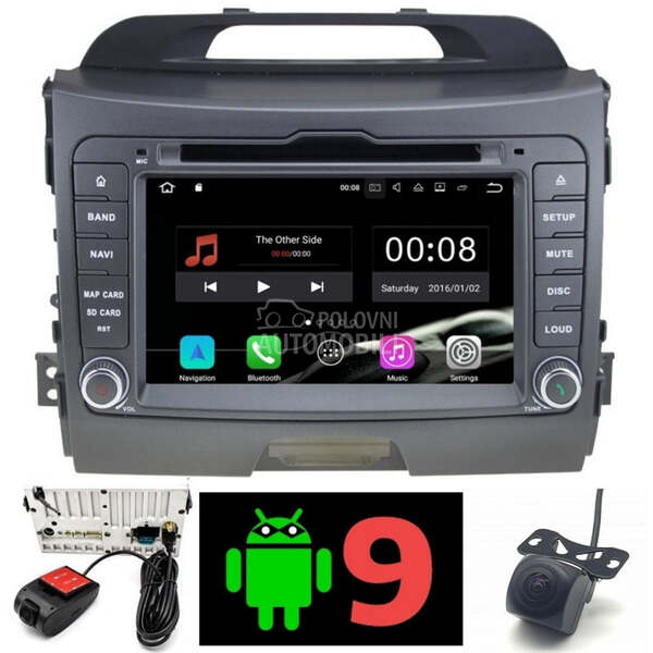 multimedija android 9,0 za Kia Sportage