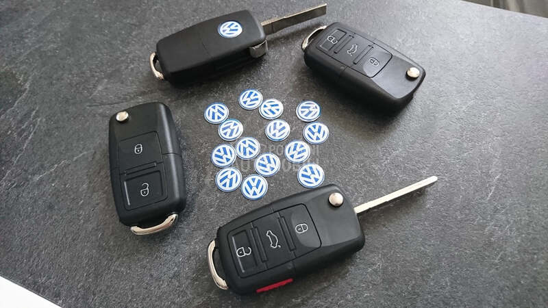 VW Znak za kljuc 14mm PLAVI za Volkswagen Golf 1, Buba, Bora ...