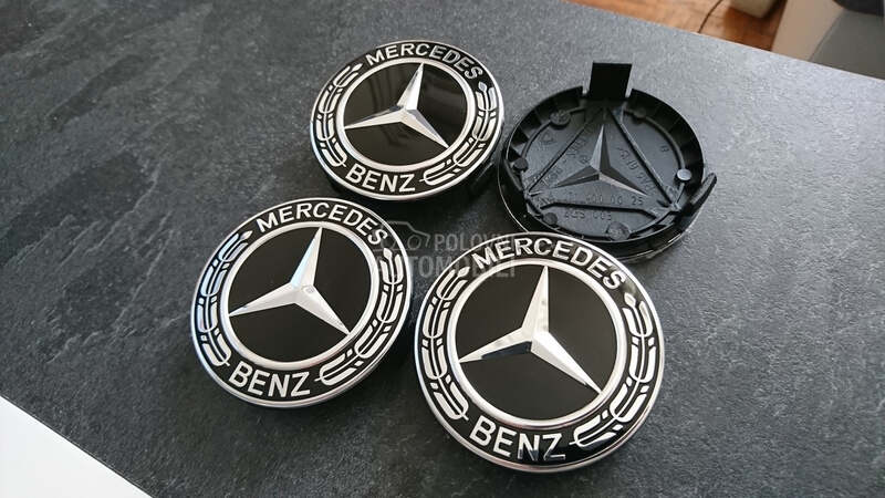 Cepovi felni 75mm SKROZ CRNI za Mercedes Benz A 140, A 150, A 160 ...
