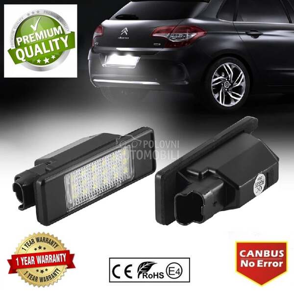 LED SIJALICE ZA TABLICE TIPSKE za Citroen Berlingo, C2, C3 ...