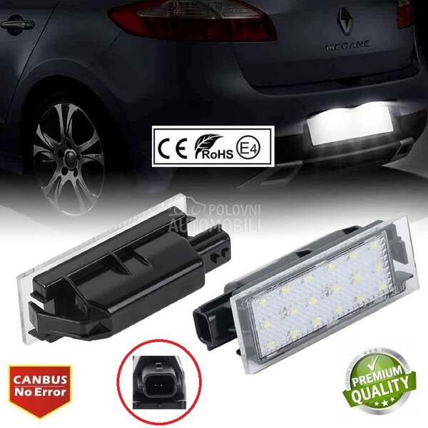 LED SIJALICE ZA TABLICE TIPSKE za Renault Clio, Laguna, Megane ...