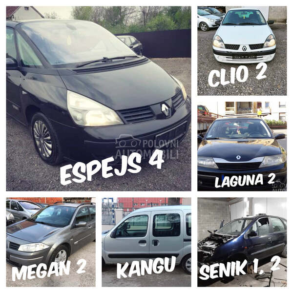 Elektronika za Renault Clio, Espace, Kangoo ... od 2001. do 2006. god.