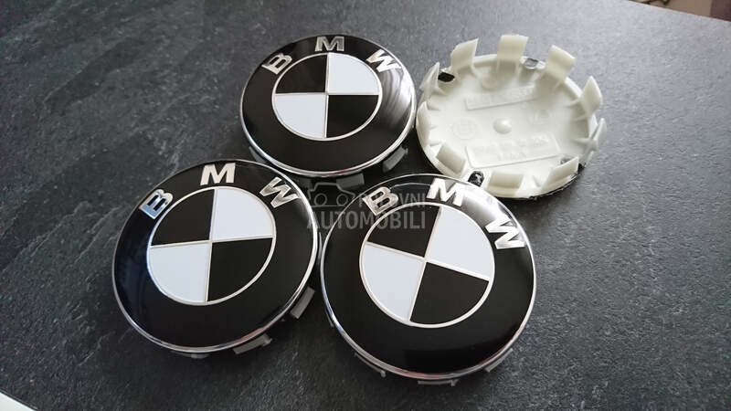 NOVO cepovi za felne CRNI 68mm za BMW 125, 750, 116 ...