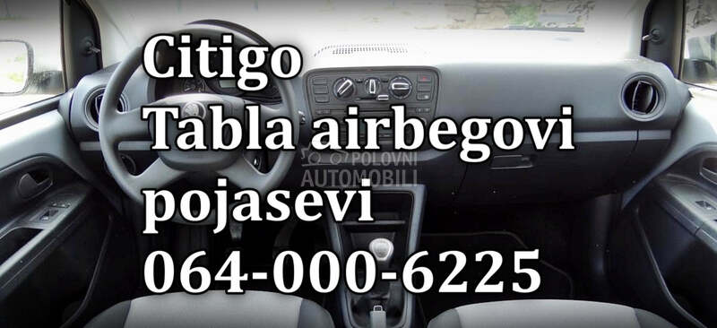 airbag,pojas,tabla za Škoda Citigo