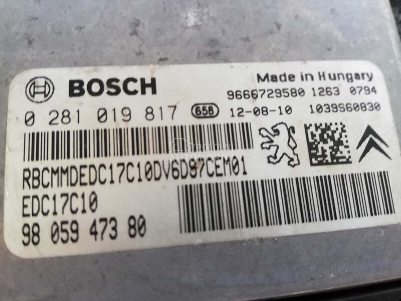 Kompjuter - računar za Peugeot 308