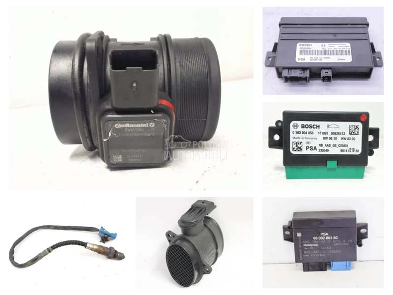 Senzori i sonde za Peugeot 206, 208, 308 ... od 2000. do 2018. god.