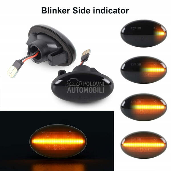 LED BOCNI DYNAMIC MIGAVCI za Mercedes Benz A 140, A 150, A 160 ...