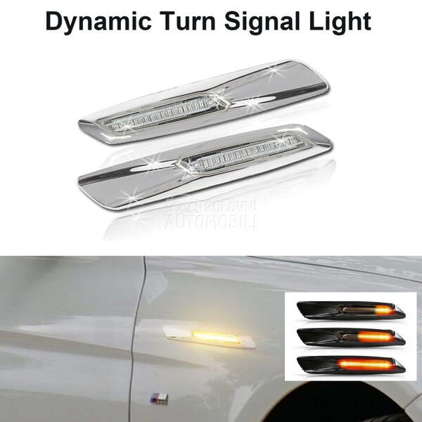 LED BOCNI DYNAMIC MIGAVCI za BMW 125, 116, 118 ...