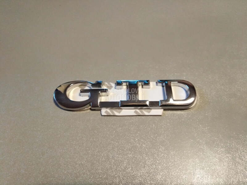 Natpis GTD za Volkswagen Golf 2, Golf 3