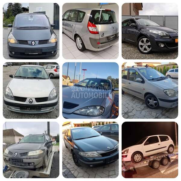 Delovi za Renault Clio, Espace, Grand Espace ... od 2000. do 2008. god.