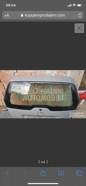 zadnje staklo w169 za Mercedes Benz A 140, A 150, A 160 ... od 2004. do 2012. god.
