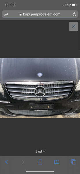 maska hauba /vise modela w169 za Mercedes Benz A Klasa, A 140, A 160 ... od 2004. do 2012. god.
