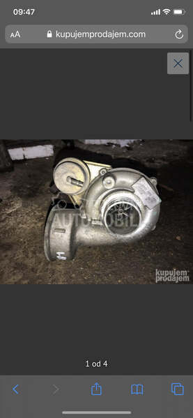 turbina dizel w169 w245 za Mercedes Benz A Klasa, A 140, A 150 ... od 2004. do 2012. god.