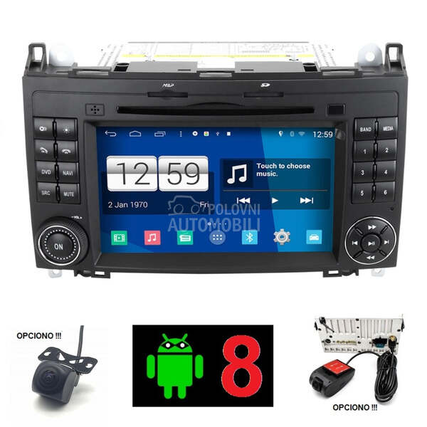 MULTMEDIA MB A/B ANDROID za Mercedes Benz B Klasa, A 140, A 150 ...