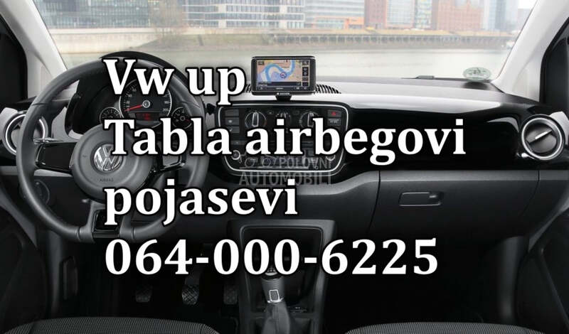 VW UP tabla,pojas,airbag za Volkswagen up!