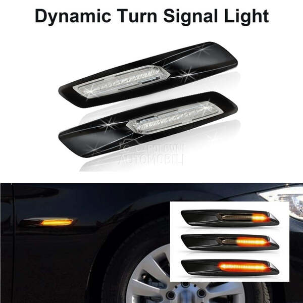 LED BOCNI DYNAMIC MIGAVCI za BMW 125, 116, 118 ...