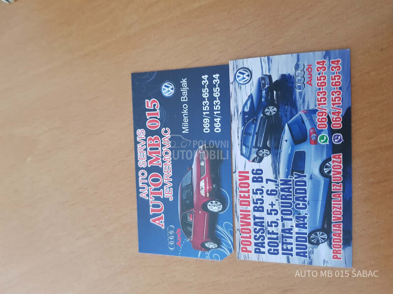 kompletan auto u delovima za Volkswagen Bora, Caddy, Golf 5 ...