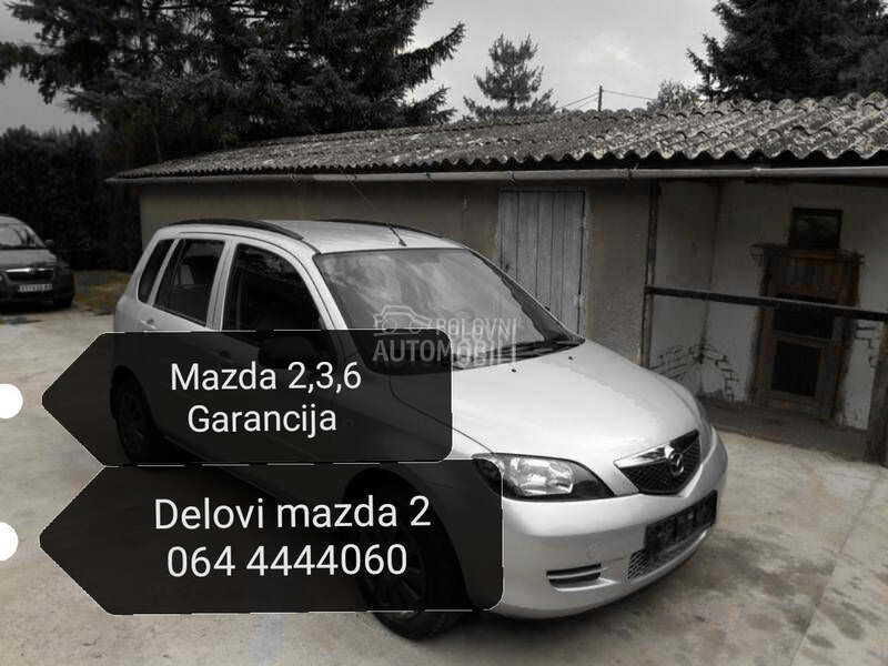 delovi 2.3.6 za Mazda 2, 3, 6 od 2002. do 2008. god.