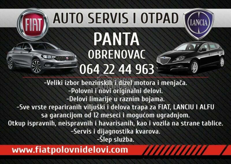 Manžetna za Lancia Delta od 2008. do 2014. god.