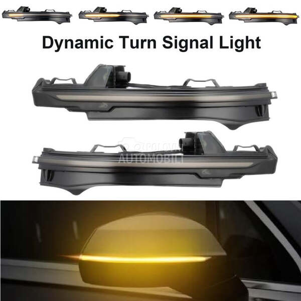 LED DYNAMIC MIGAVCI RETROVIZOR za Audi Q5, Q7, SQ5 ...