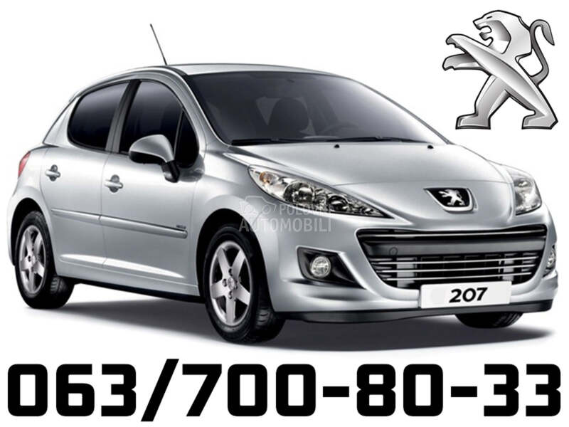 Ostali delovi transmisije za Peugeot 308, 207, 508 od 2006. do 2018. god.