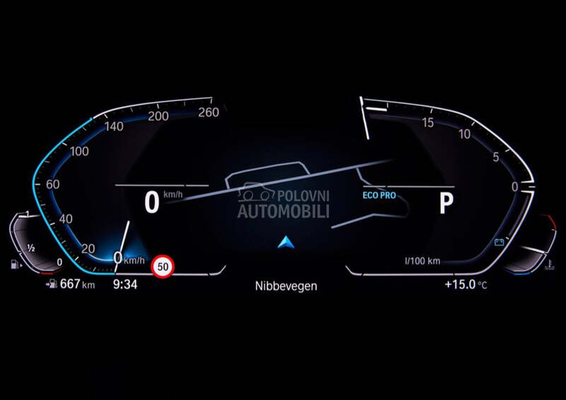 Kilometar sat za BMW 320 od 2019. do 2020. god.