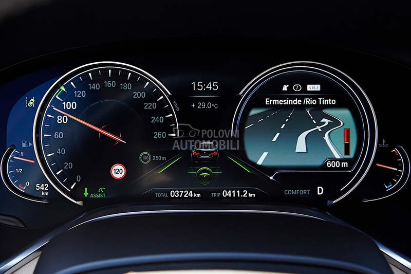 Kilometar sat za BMW 730 od 2015. do 2019. god.